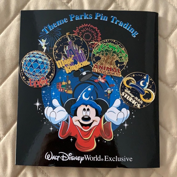 New Disney Theme Parks Pin set - rare 2007 - Picture 1 of 15